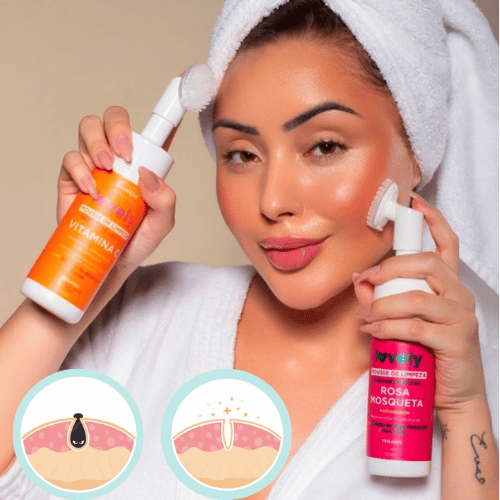 Mousse Skincare de Limpeza Facial